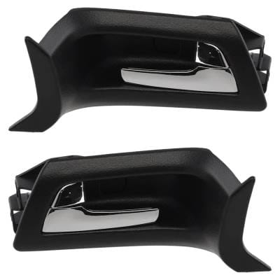Front Left And Right Interior Door Handle Compatible With 2008-2009 Pontiac G8 Chrome Lever With thumbnail 2