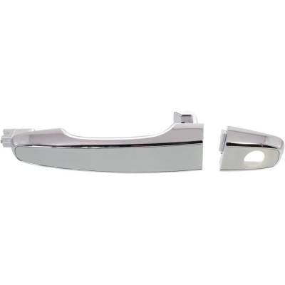 Front Driver Side Exterior Door Handle Compatible With 2008-2013 Chevrolet Caprice Pontiac G8 Chrome thumbnail 2