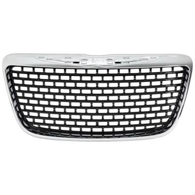New Chrome Grille Assembly Compatible With Chrysler 300 S 8 Cyl 5.7L 300 Srt8 Core 8 Cyl 6.4L 300 C thumbnail 4