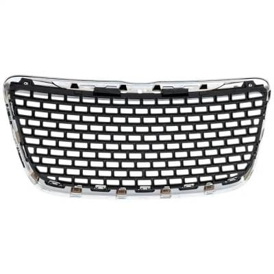 New Chrome Grille Assembly Compatible With Chrysler 300 C 8 Cyl 5.7L 300 S 8 Cyl 5.7L 300 Srt8 Core thumbnail 8