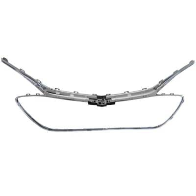 Chrome Grille Trim Compatible With Chevrolet Malibu All Submodels 2019-2022 By Gm1202106 thumbnail 8