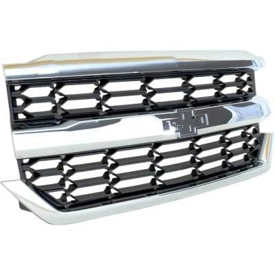 New Grille Assembly Compatible With Chevrolet Silverado 1500 Ld Lt 8 Cyl 5.3L Silverado 1500 Lt 6 thumbnail 6