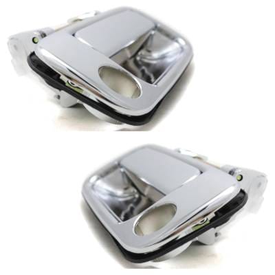 Front Driver And Passenger Side Exterior Door Handle Compatible With 1991-1997 Toyota Land Cruiser thumbnail 3
