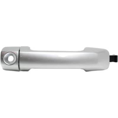 Front Driver Side Exterior Door Handle Compatible With 2007-2014 Toyota Fj Silver With Key Hole thumbnail 2