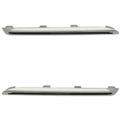 New Left Upper And Right Upper Grille Trim Compatible With Mercedes Benz E400 4Matic E450 4Matic