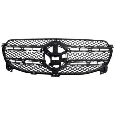 New Black Shell Grille Assembly Compatible With Mercedes Benz Gle450 4Matic 6 Cyl 3.0L Gle350 Base 4 thumbnail 2