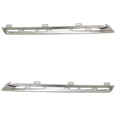 New Left Upper And Right Upper Grille Trim Compatible With Mercedes Benz Glc300 4Matic Glc300 Base thumbnail 8