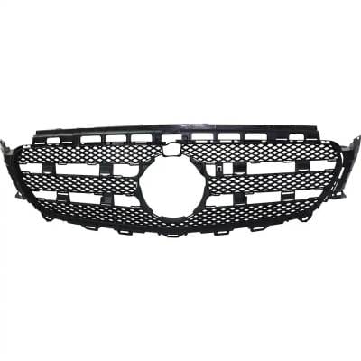 New Black Grille Assembly Compatible With Mercedes Benz E350 4Matic 4 Cyl 2.0L E450 4Matic 6 Cyl thumbnail 2