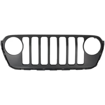 New Black Grille Assembly Compatible With Jeep Wrangler Rubicon X 4 Cyl 2.0L Gladiator Rubicon 6 Cyl thumbnail 4