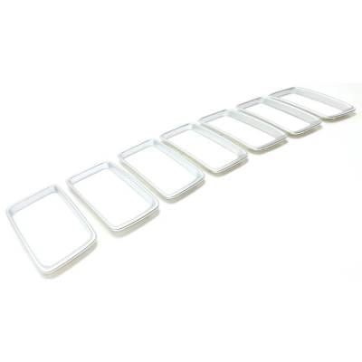 New Center Grille Trim Compatible With Jeep Grand Cherokee Srt Grand Cherokee 75Th Anniversary Grand thumbnail 4