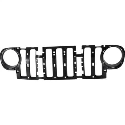 New Black Grille Trim Compatible With Jeep Wrangler Unlimited Willys Wrangler Unlimited Freedom thumbnail 2