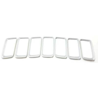 New Center Grille Trim Compatible With Jeep Grand Cherokee 75Th Anniversary Grand Cherokee Limited thumbnail 2