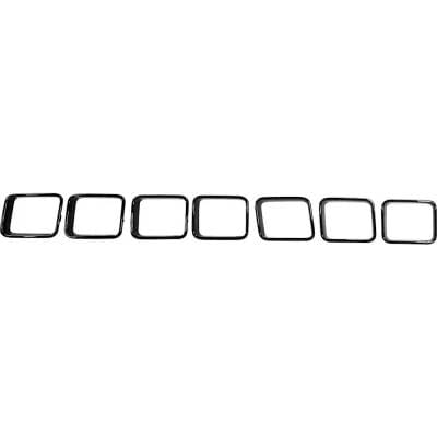 New Center Grille Trim Compatible With Jeep Grand Cherokee Trackhawk Grand Cherokee Srt 2017-2021 thumbnail 2