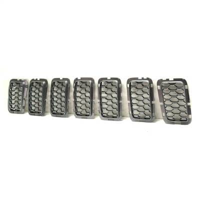 New Chrome Grille Assembly Compatible With Jeep Grand Cherokee Wk Limited 6 Cyl 3.6L Grand Cherokee thumbnail 6