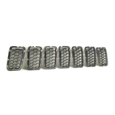 New Chrome Grille Assembly Compatible With Jeep Grand Cherokee Wk Limited X 6 Cyl 3.6L Grand thumbnail 4