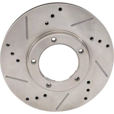 New Cross-Drilled And Slotted Brake Disc Compatible With Toyota Tacoma Dlx 4 Cyl 2.7L Tacoma Dlx 6 thumbnail 6