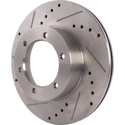 New Cross-Drilled And Slotted Brake Disc Compatible With Toyota Pickup Base 6 Cyl 3.0L 4Runner Sr5 6 thumbnail 6