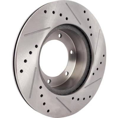 New Cross-Drilled And Slotted Brake Disc Compatible With Toyota 4Runner Dlx 6 Cyl 3.0L Pickup Rn63 4 thumbnail 10