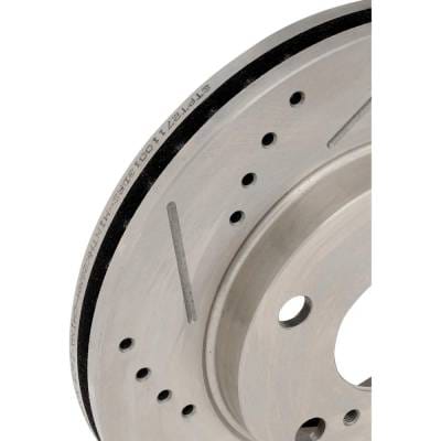 New Cross-Drilled And Slotted Brake Disc Compatible With Toyota Camry Le 4 Cyl 2.2L Camry Se 4 Cyl thumbnail 8