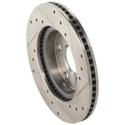 New Cross-Drilled And Slotted Brake Disc Compatible With Lexus Scion Toyota Rav4 Platinum 4 Cyl 2.5L thumbnail 14