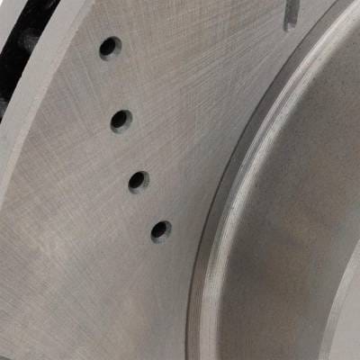 New Cross-Drilled And Slotted Brake Disc Compatible With Toyota Tundra Sr5 6 Cyl 3.4L Tundra Sr5 8 thumbnail 4