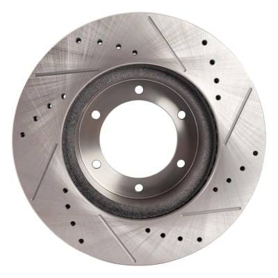 New Cross-Drilled And Slotted Brake Disc Compatible With Toyota T100 Dx 6 Cyl 3.0L T100 Dx 6 Cyl thumbnail 8
