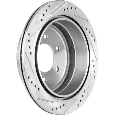 New Cross-Drilled And Slotted Brake Disc Compatible With Lexus Toyota 4Runner Limited 8 Cyl 4.7L thumbnail 10