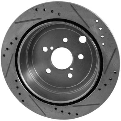 New Cross-Drilled And Slotted Brake Disc Compatible With Scion Subaru Toyota Brz Limited 4 Cyl 2.4L thumbnail 4