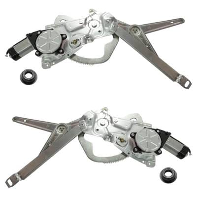 New Front Left And Front Right Window Regulator Compatible With Bmw 320I Base 6 Cyl 2.0L 318I Base 4