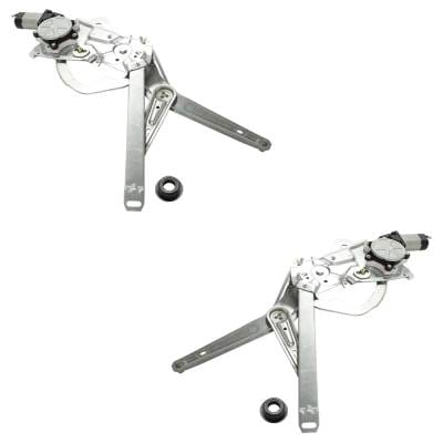New Front Left And Front Right Window Regulator Compatible With Bmw 320I Base 6 Cyl 2.0L 318I Base 4 thumbnail 3
