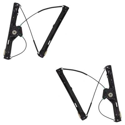New Front Left And Front Right Window Regulator Compatible With Bmw X5 Sdrive35i X5 Xdrive35i thumbnail 2