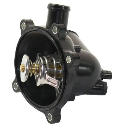 New Water Pump Thermostat Housing Compatible With Audi Volkswagen Touareg Highline 8 Cyl 4.2L thumbnail 6