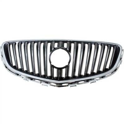 New Chrome Grille Assembly Compatible With Buick Verano Convenience 4 Cyl 2.4L Verano Base 4 Cyl thumbnail 2