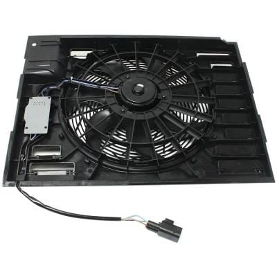 New Condenser Cooling Fan Assembly Compatible With Bmw 750I Base 8 Cyl 4.8L 760Li Base 12 Cyl 6.0L thumbnail 2
