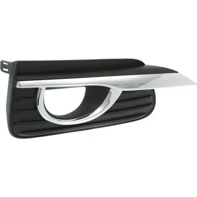 New Chrome Fog Light Trim Compatible With Infiniti Q50 Premium Q50 Hybrid Q50 Hybrid Premium Q50 thumbnail 8