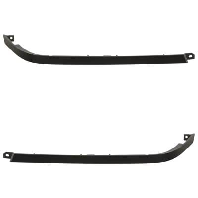 New Pair Of Headlight Filler Compatible With Mercedes Benz C36 Amg Base 6 Cyl 3.6L C230 Base 4 Cyl