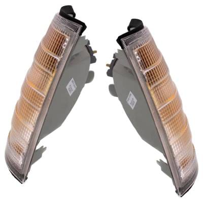 New Pair Of Corner Light Compatible With Mercedes Benz E420 Base 8 Cyl 4.2L E300 Base 6 Cyl 3.0L thumbnail 6