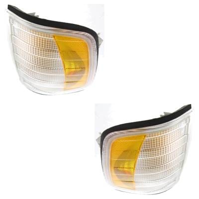 New Pair Of Corner Light Compatible With Mercedes Benz E420 Base 8 Cyl 4.2L E300 Base 6 Cyl 3.0L thumbnail 14