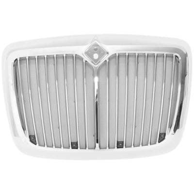 New Chrome Grille Assembly Compatible With International Prostar Pro Lf647 6 Cyl 12.5L Prostar Pro thumbnail 4