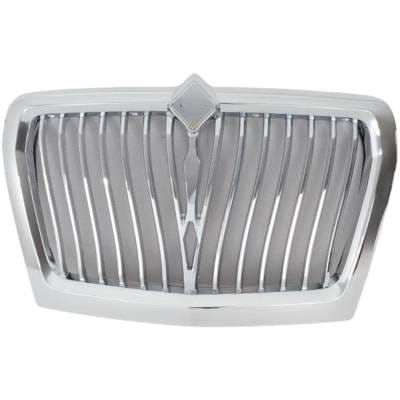 New Chrome Grille Assembly Compatible With International Lt625 Base 6 Cyl 14.9L Lt625 Base 6 Cyl thumbnail 2