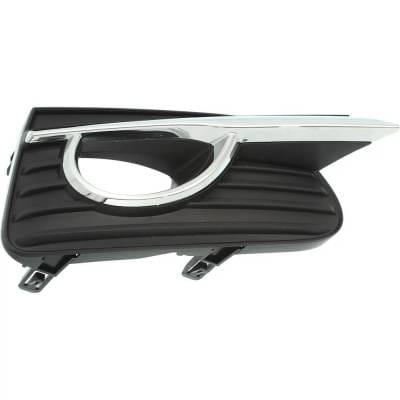 New Chrome Fog Light Trim Compatible With Infiniti Q50 Premium Q50 Base Q50 Hybrid Premium Q50 thumbnail 2