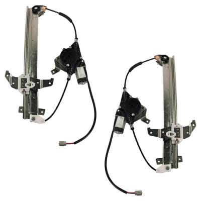 New Front Left And Front Right Window Regulator Compatible With Lincoln Town Car Signature Town Car thumbnail 2