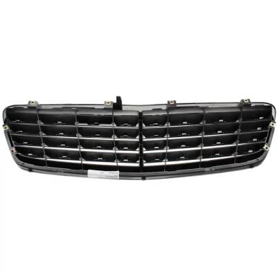 New Chrome Shell Grille Assembly Compatible With Mercedes Benz C32 Amg Base 6 Cyl 3.2L C240 4Matic 6 thumbnail 8