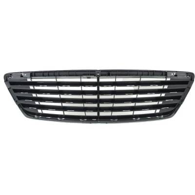 New Chrome Shell Grille Assembly Compatible With Mercedes Benz S500 Base 8 Cyl 5.0L S350 Base 6 Cyl thumbnail 10