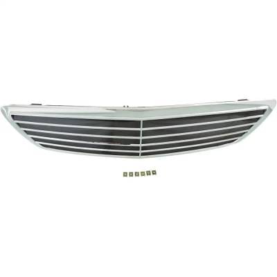 New Chrome Shell Grille Assembly Compatible With Mercedes Benz S55 Amg Kompressor 8 Cyl 5.5L S430 thumbnail 8