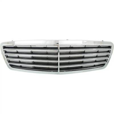 New Chrome Shell Grille Assembly Compatible With Mercedes Benz S500 4Matic 8 Cyl 5.0L S55 Amg thumbnail 2