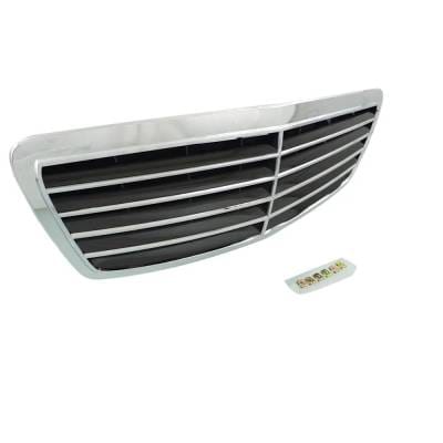 New Chrome Shell Grille Assembly Compatible With Mercedes Benz S430 4Matic 8 Cyl 4.3L S65 Amg Base thumbnail 6