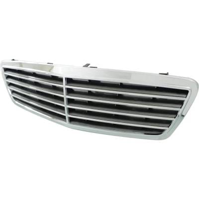 New Chrome Shell Grille Assembly Compatible With Mercedes Benz S500 4Matic 8 Cyl 5.0L S430 4Matic 8 thumbnail 4