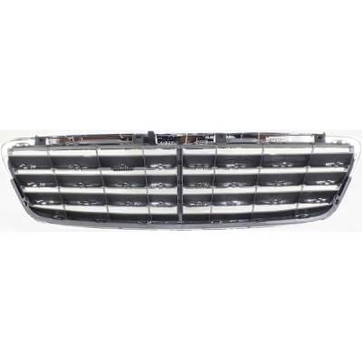 New Chrome Shell Grille Assembly Compatible With Mercedes Benz C240 4Matic 6 Cyl 2.6L C350 Sport 6 thumbnail 10