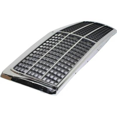 New Chrome Shell Grille Assembly Compatible With Mercedes Benz 190E 2.3 4 Cyl 2.3L 190D 2.2 4 Cyl thumbnail 6